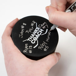 Hockey Puck - Thanks Coach