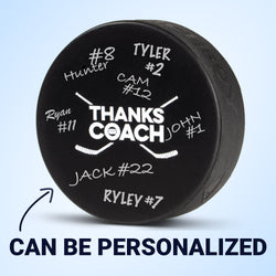Hockey Puck - Thanks Coach