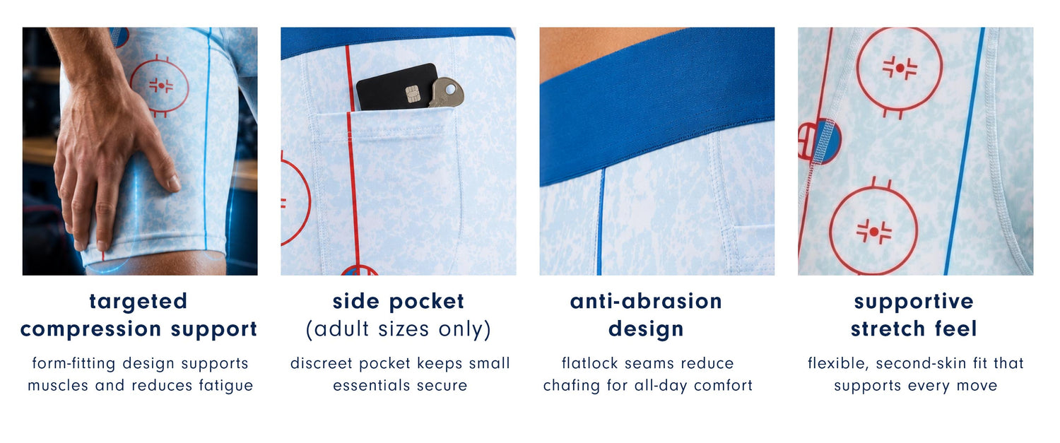 Hockey Compression Shorts Responsive 3