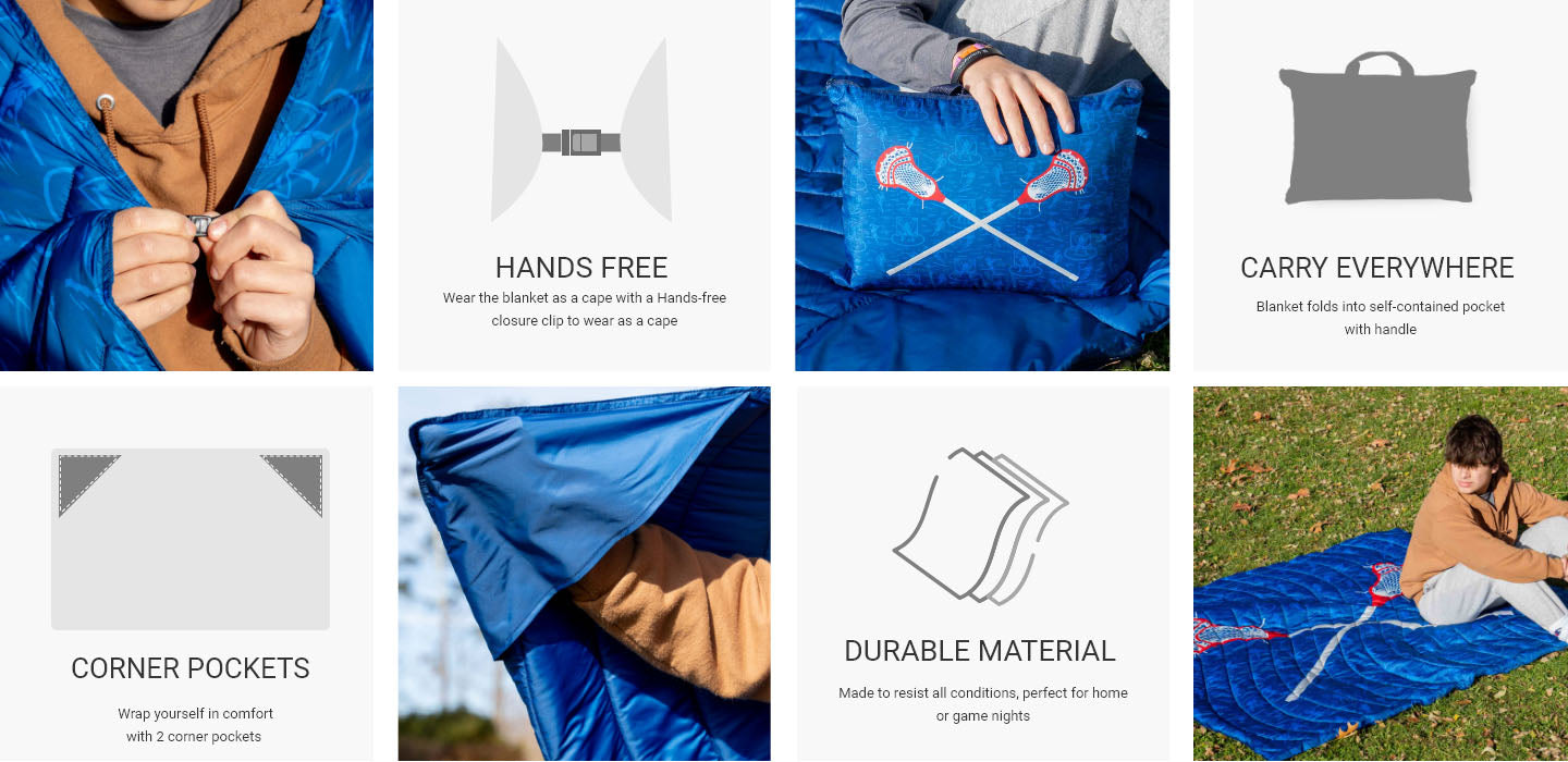 Pufle Blankets Features