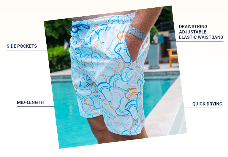 LACROSSE SWIM TRUNKS DETAILS