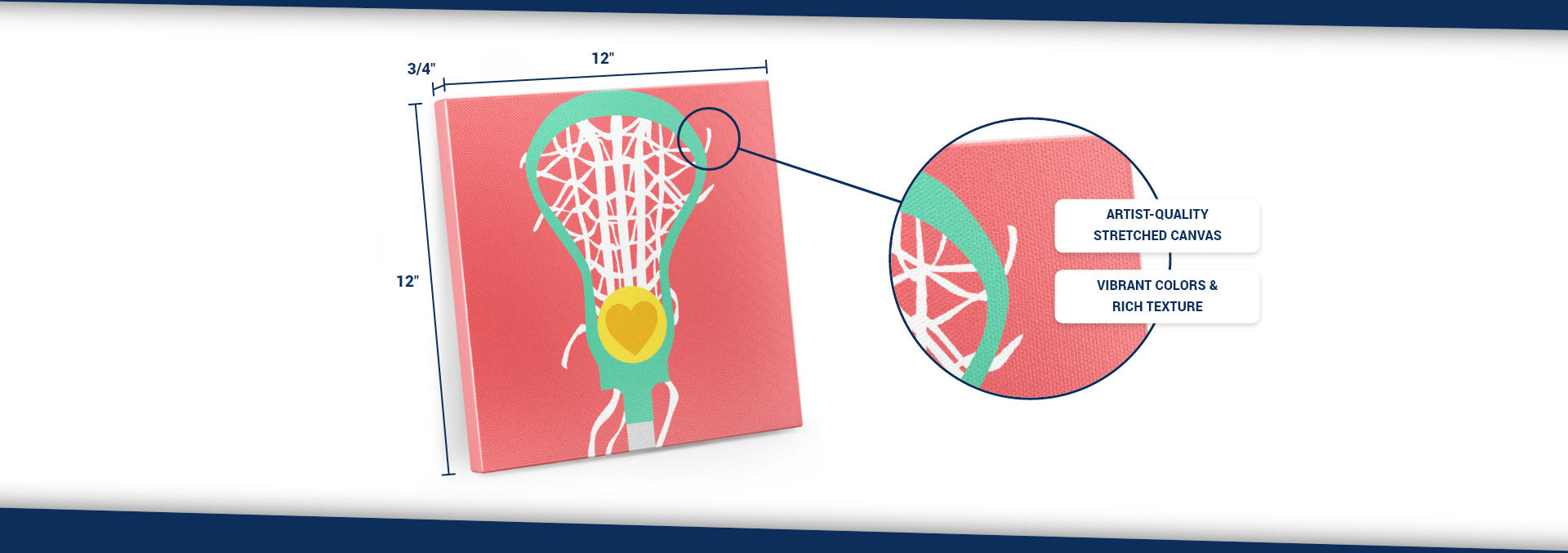 LACROSSE CANVAS ART