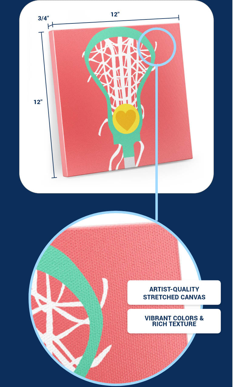LACROSSE CANVAS ART