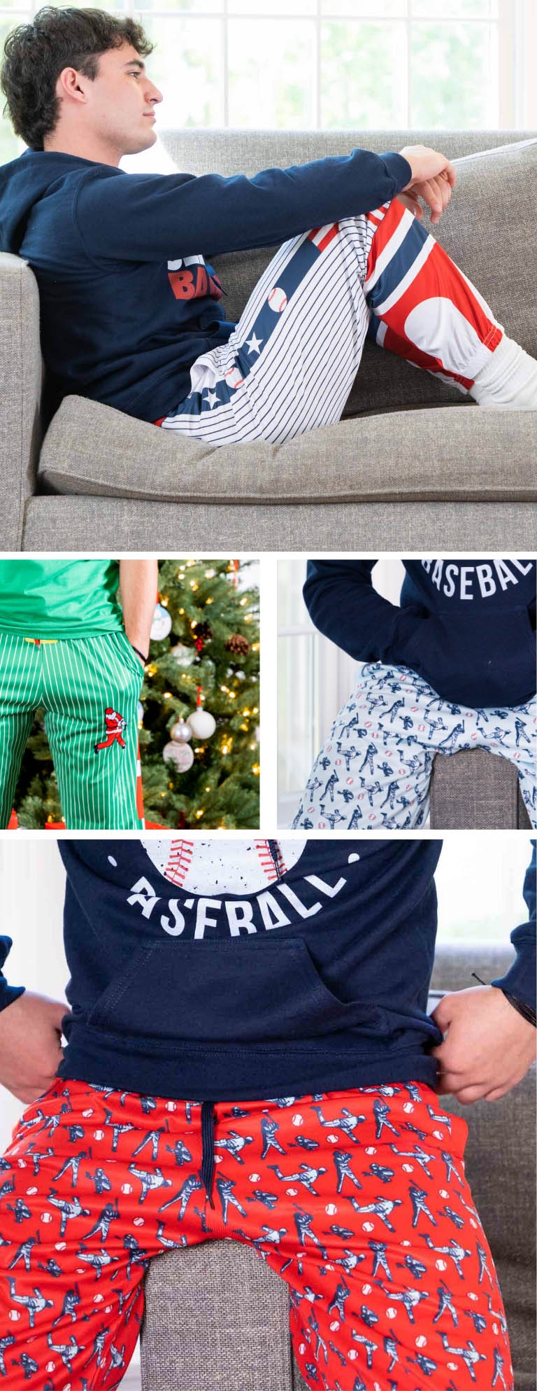 Lounge Pants - baseball - Product - Bottom - Responsive Image - 3