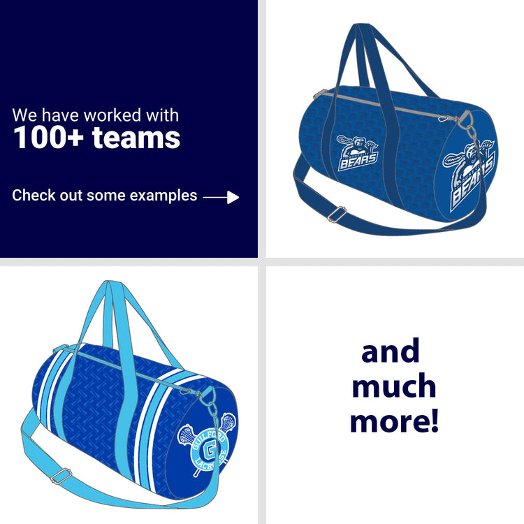 Custom Team Explorer Duffle Bags - Guys Lacrosse