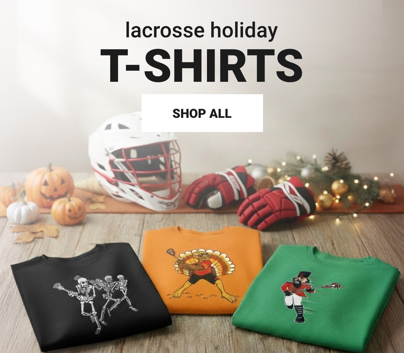 Lacrosse Holiday tee