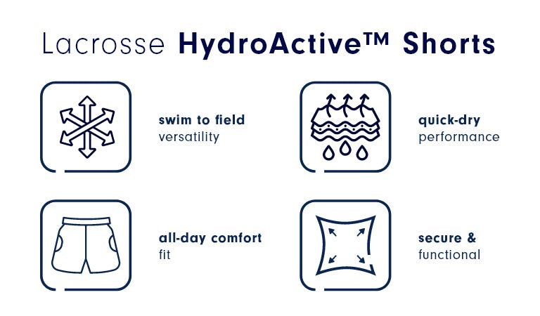 Lacrosse Hydro Active Shorts Responsive 1