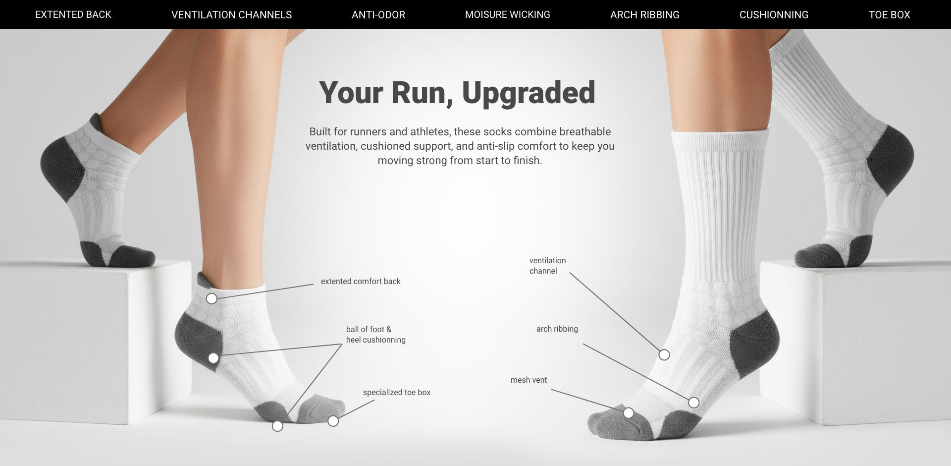 Performance Socks Example
