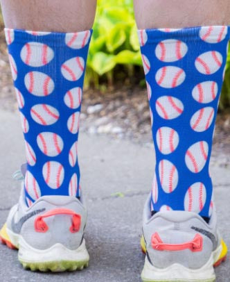 Graphic Mid-Calf Socks