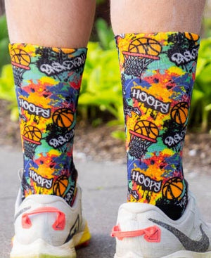 Graphic Mid-Calf Socks