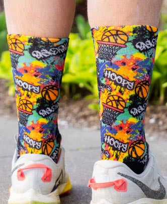 Graphic Mid-Calf Socks