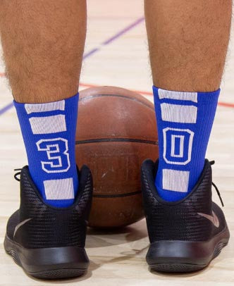 Team Number Socks