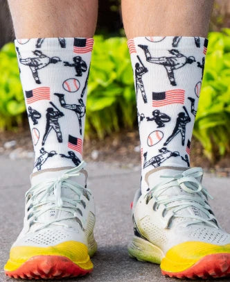 Graphic Mid-Calf Socks