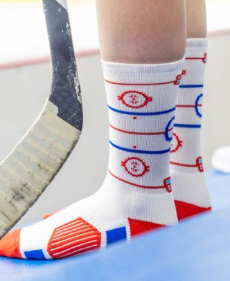 Woven Mid-Calf Socks