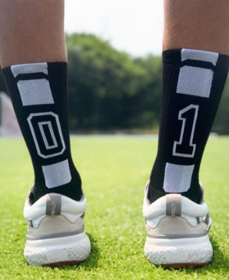 Team Number Socks