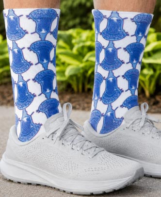 Graphic Mid-Calf Socks