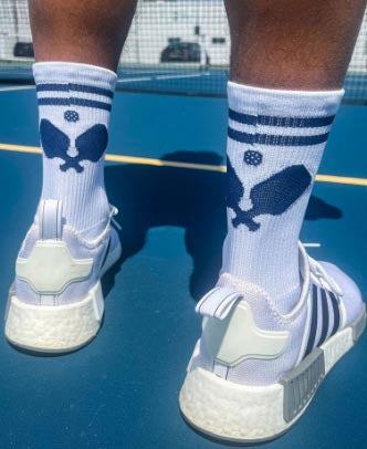 Woven Mid-Calf Socks