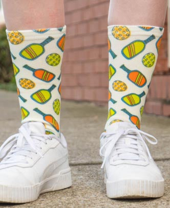 Graphic Mid-Calf Socks
