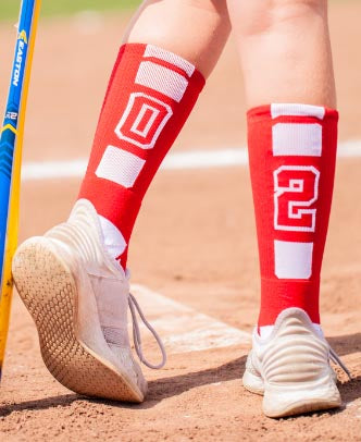 Team Number Socks