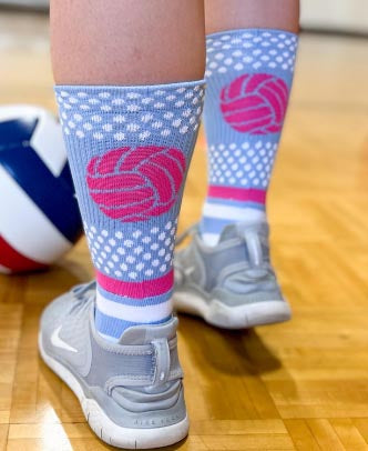 Woven Mid-Calf Socks