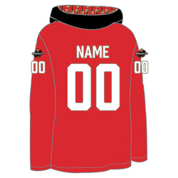 Hockey Hattrick Hoodie - Nashville Warriors - Red