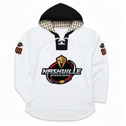 Hockey Hattrick Hoodie - Nashville Warriors - White