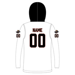 Custom Team Lightweight Long Sleeve ShieldDri Hoodie - Nashville Warriors - White