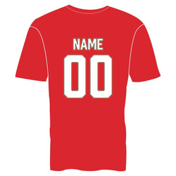 Hockey Short Sleeve Velocitee Performance Tee - Nashville Warriors - Red