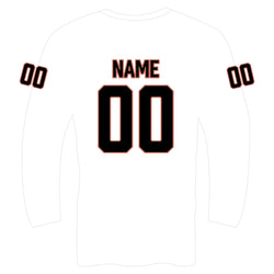 Hockey Long Sleeve Velocitee Performance Tee - Nashville Warriors - White