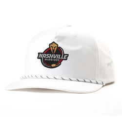 Hockey Rope Hat - Nashville Warriors - White