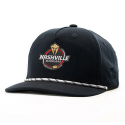 Hockey Rope Hat - Nashville Warriors - Black
