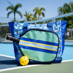 Pickleball Tote Bag - Coastal