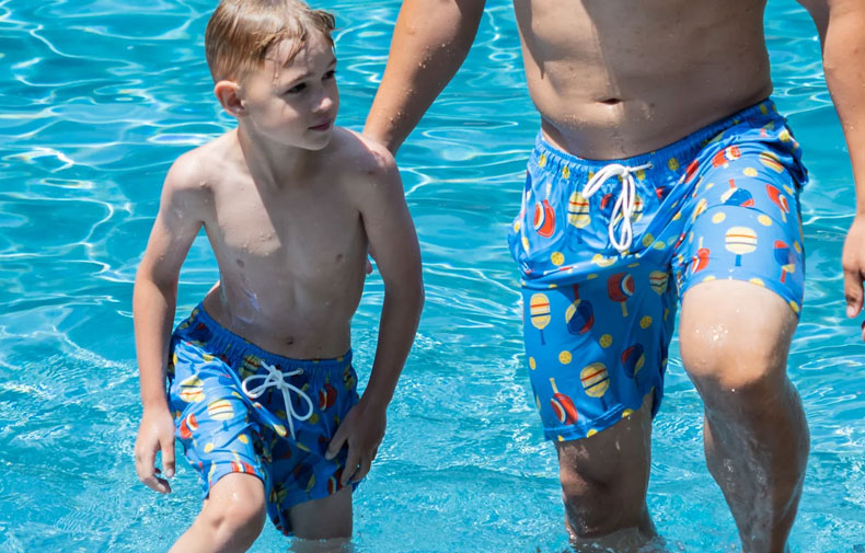 Pickleball Swim Trunks