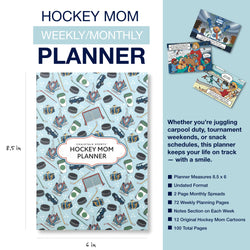 Hockey Mom Weekly & Monthly Planner