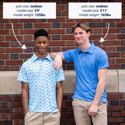 Baseball Short Sleeve Polo Shirt - Pinstripes Baseball