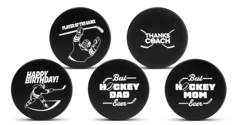 Hockey Pucks Line up