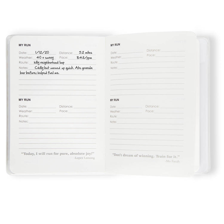 GoneForaRun Running Journal - Believe Running Girl