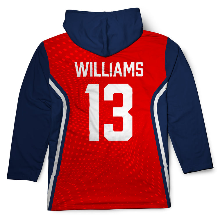 Custom Team Lightweight Long Sleeve ShieldDri Hoodie - Softball