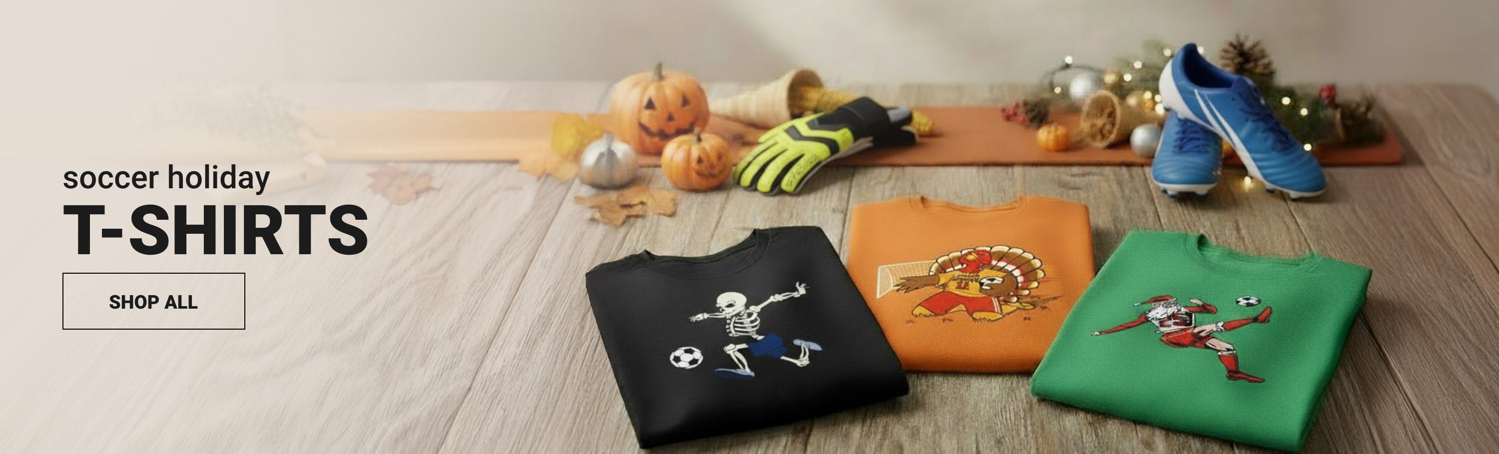 SOCCER HOLIDAY TEE