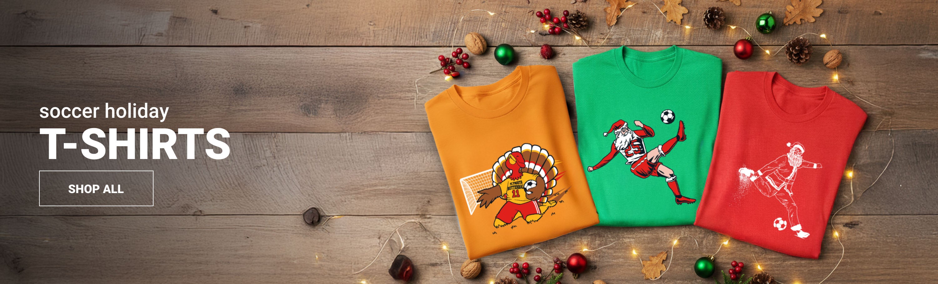 SOCCER HOLIDAY TEE