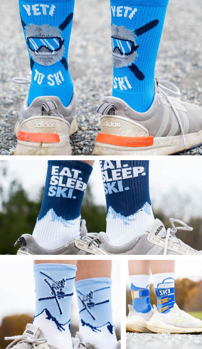 SKIING Mid Calf Socks