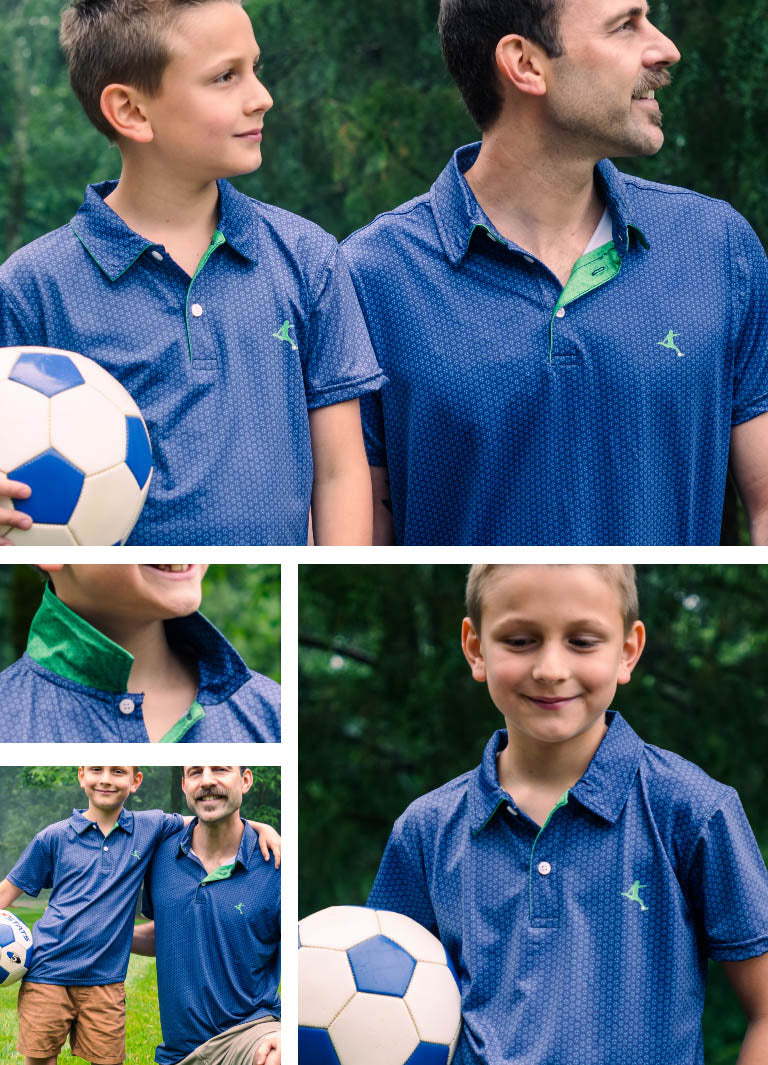 FOOTBALL Performance Polos