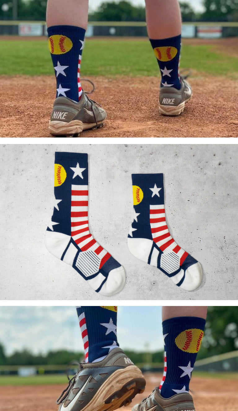 LAX Mid Calf Socks