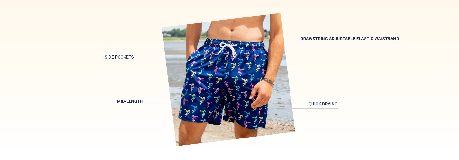 LACROSSE SWIM TRUNKS DETAILS