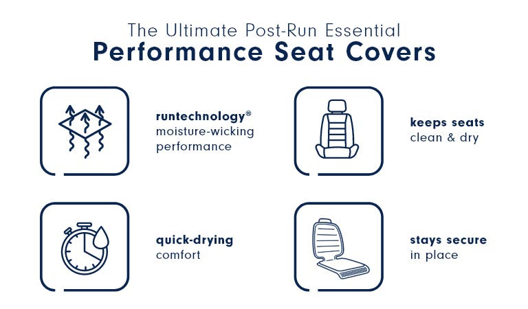RunTechnology® Athletic Moisture-Wicking Towel Car Seat Cover