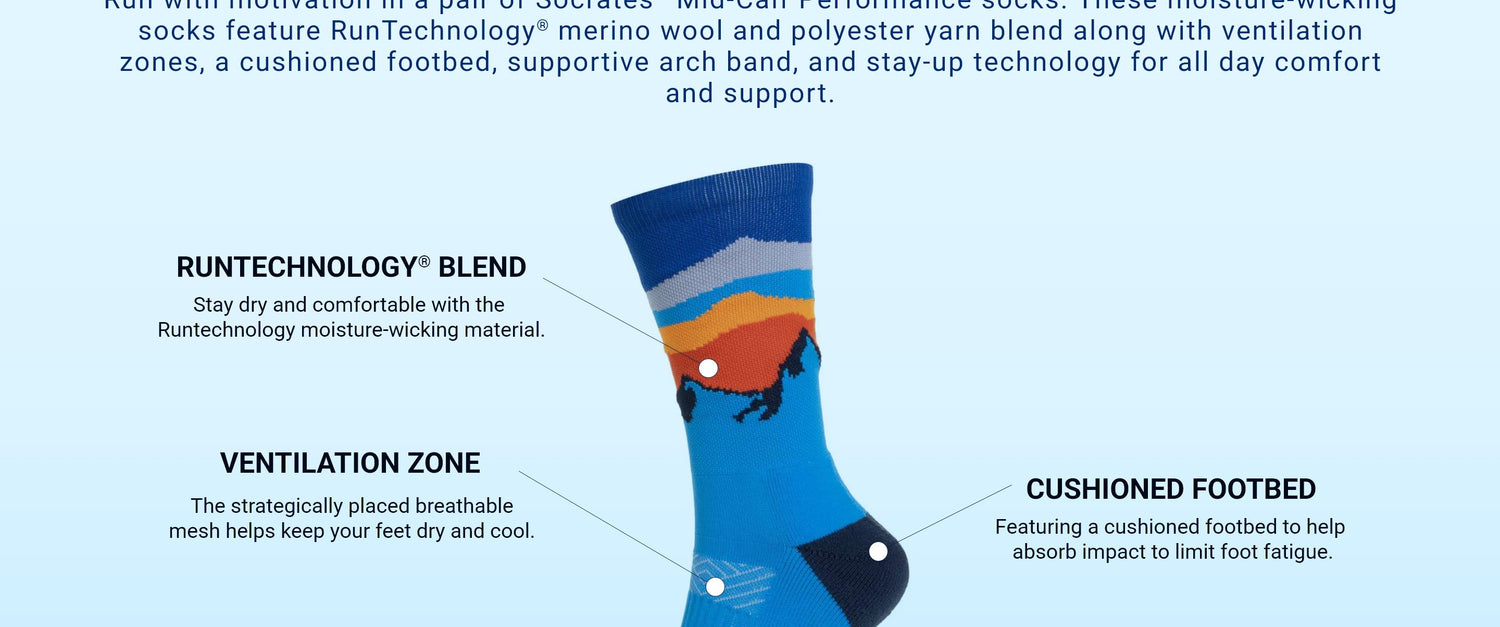 Socrates Mid Calf Socks Responsive 3