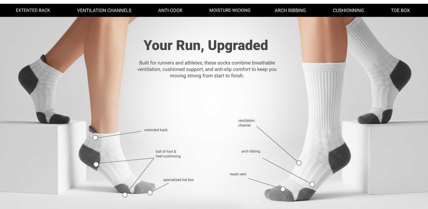 Performance Socks - Product - BOTTOM - Responsive Image - 1