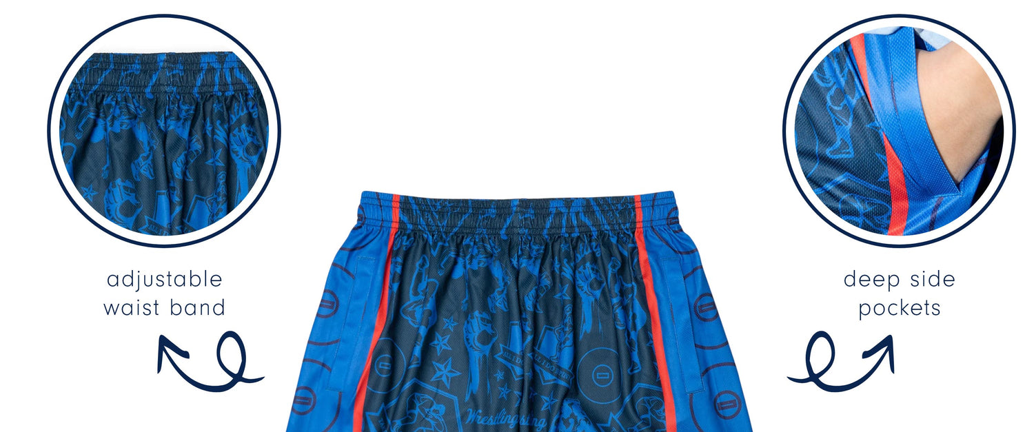 Wrestling Beckett Shorts Responsive 3