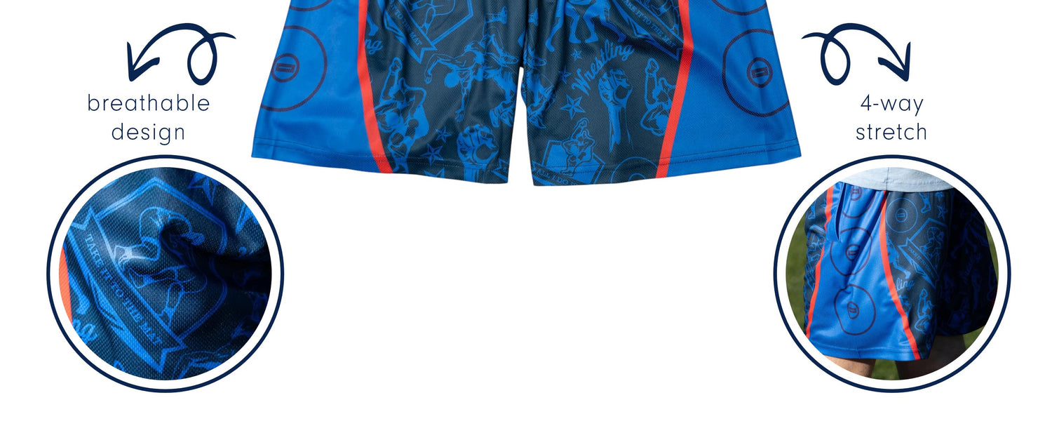 Wrestling Beckett Shorts Responsive 4