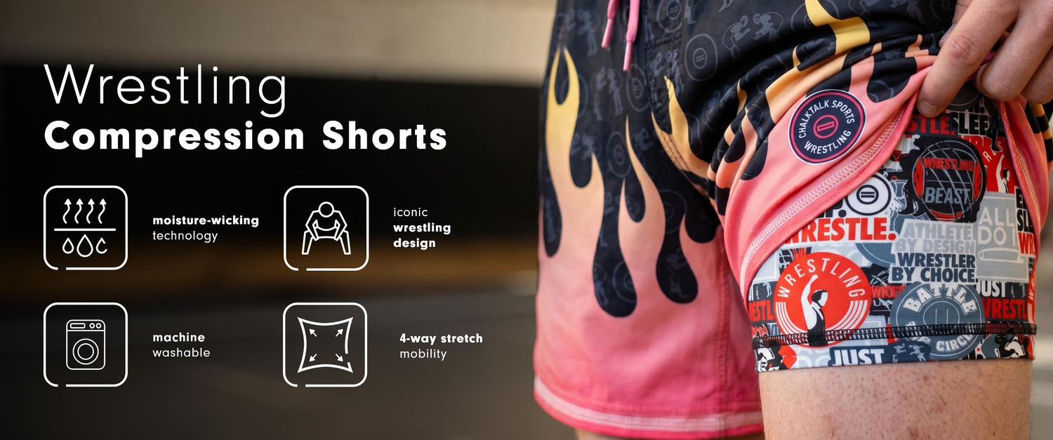 Wrestling Compression Shorts Responsive 1
